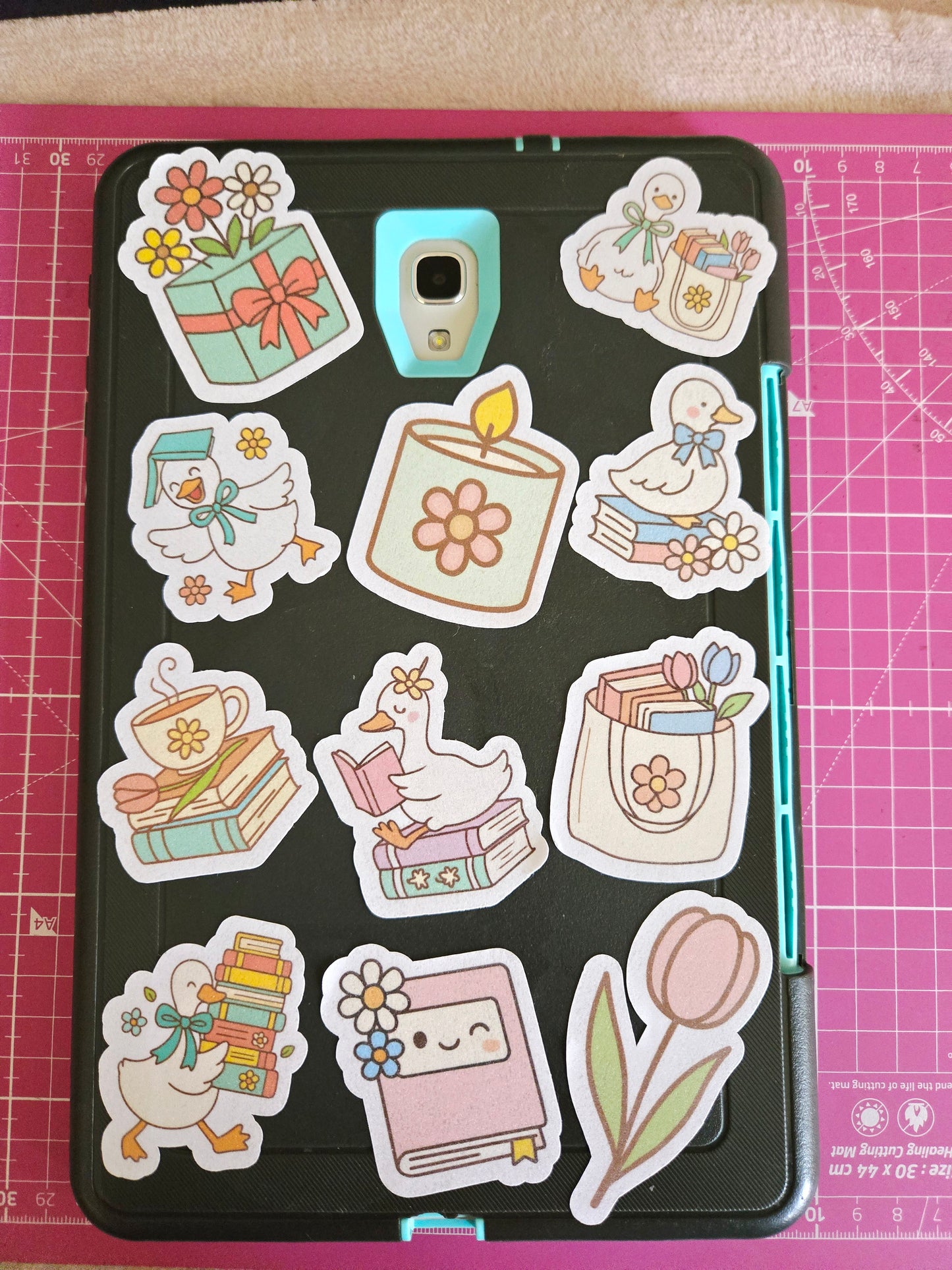 The Cosy Bookish Goose Collection Stickers-Pack of 4