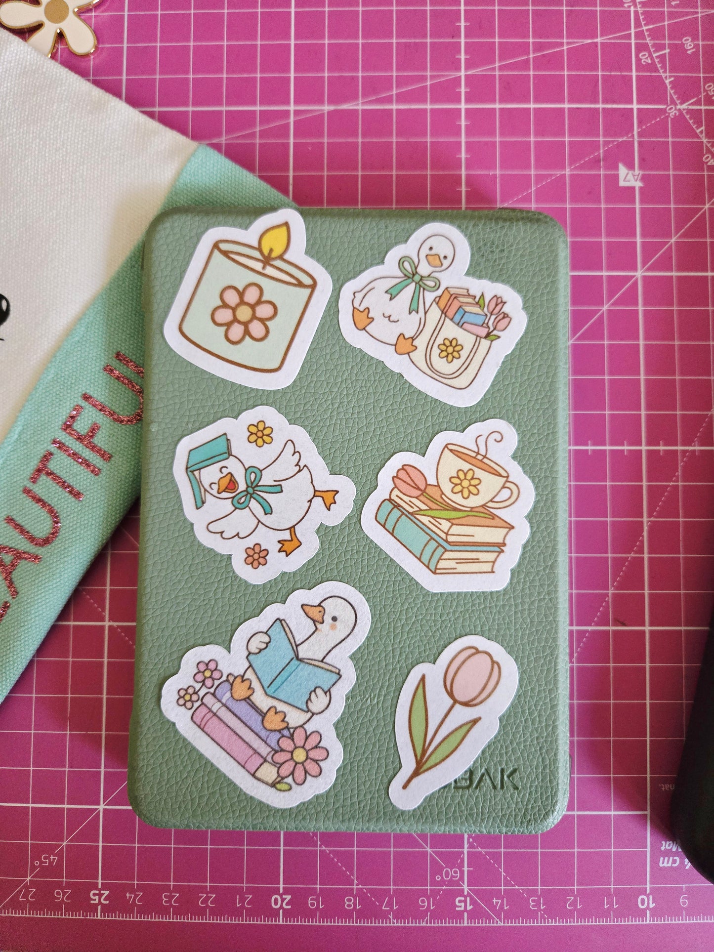 The Cosy Bookish Goose Collection Stickers-Pack of 4