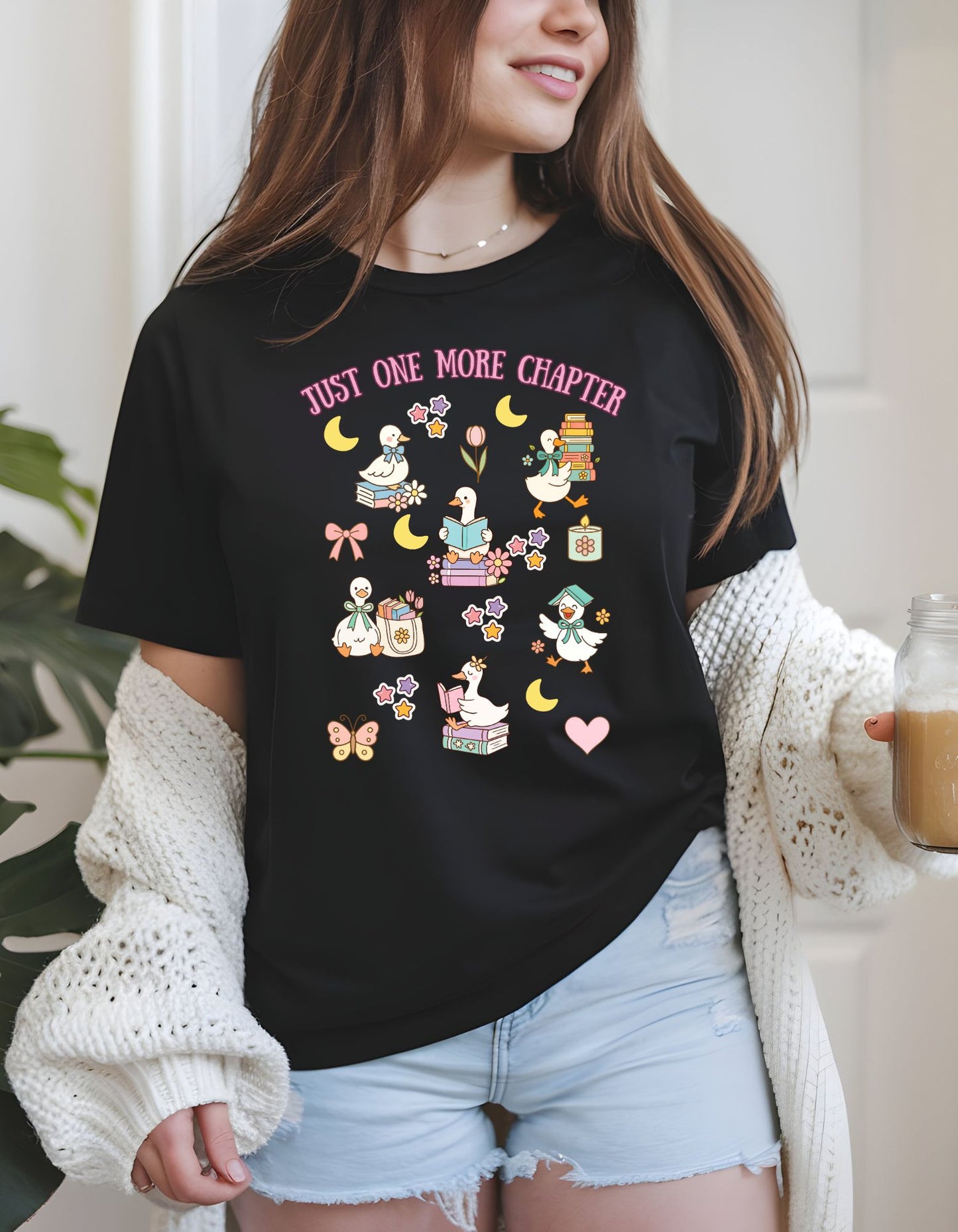 The Cosy Bookish Goose Unisex T-Shirt