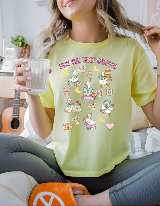 The Cosy Bookish Goose Unisex T-Shirt