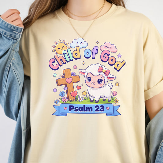 Child Of God-Psalm 23-T-Shirt