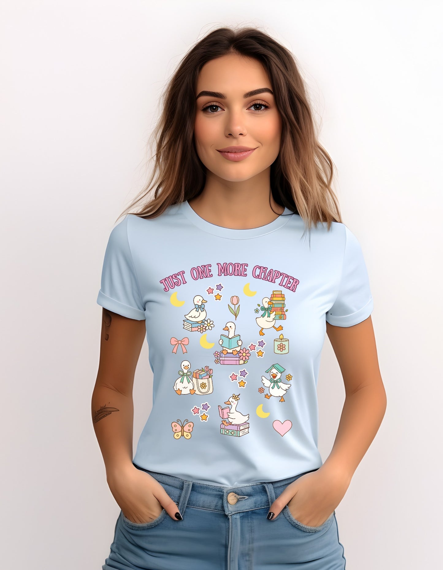 The Cosy Bookish Goose Unisex T-Shirt