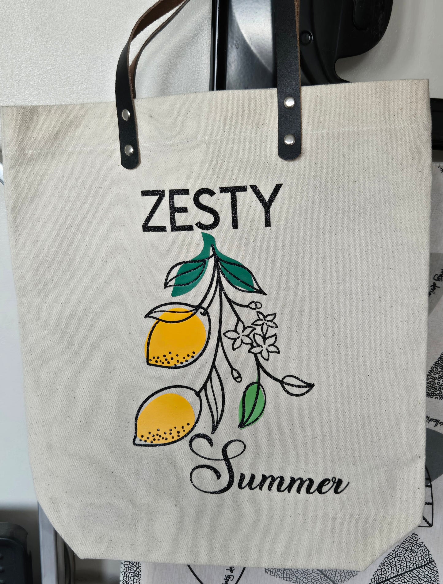 Zesty Summer Lemons Tote Bag