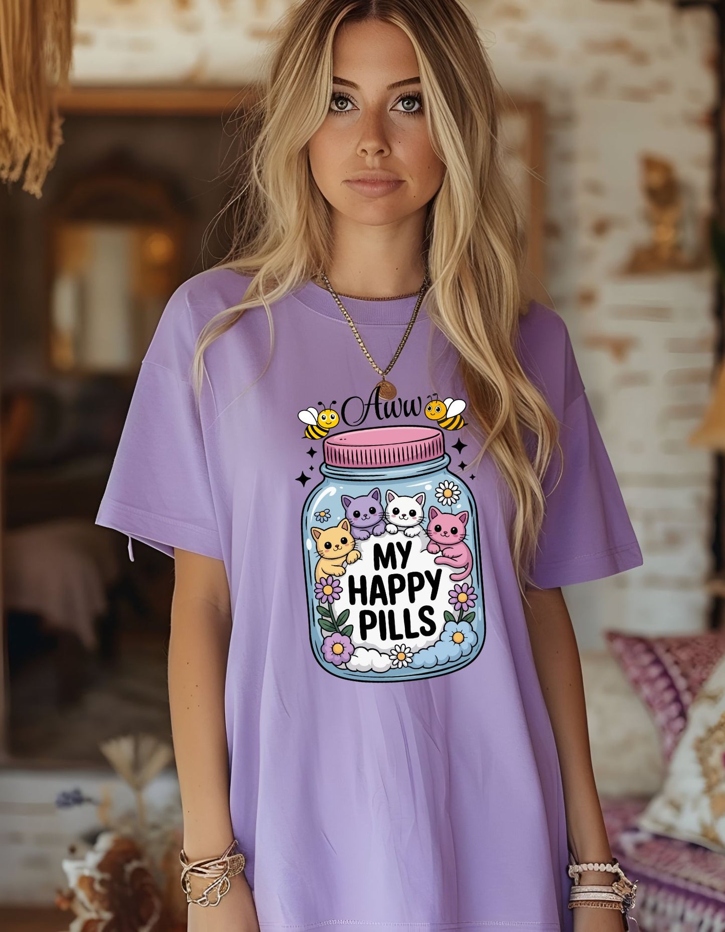 My Happy Pills Cats Unisex T-Shirt