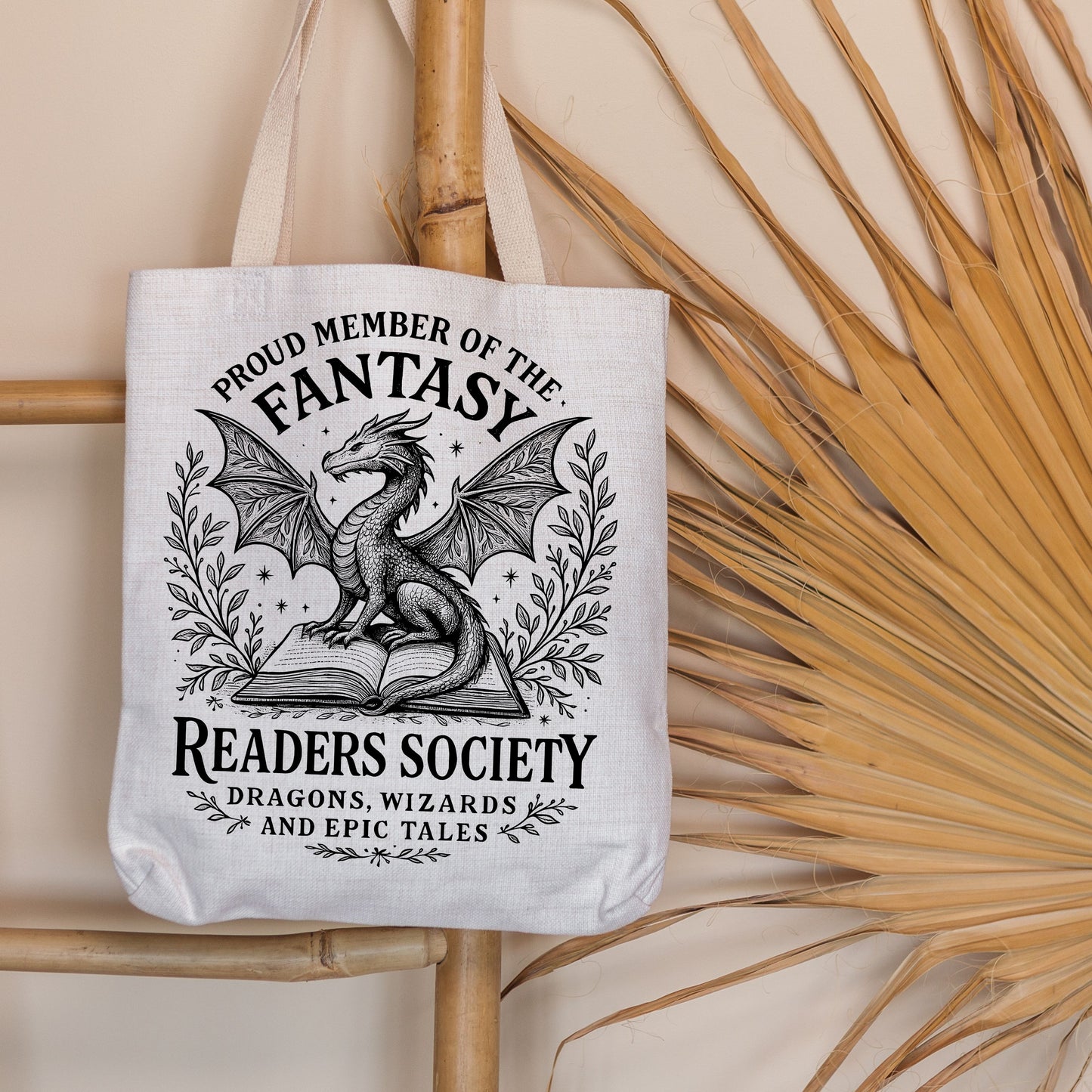 Fantasy Readers Club Cotton Tote Bag.