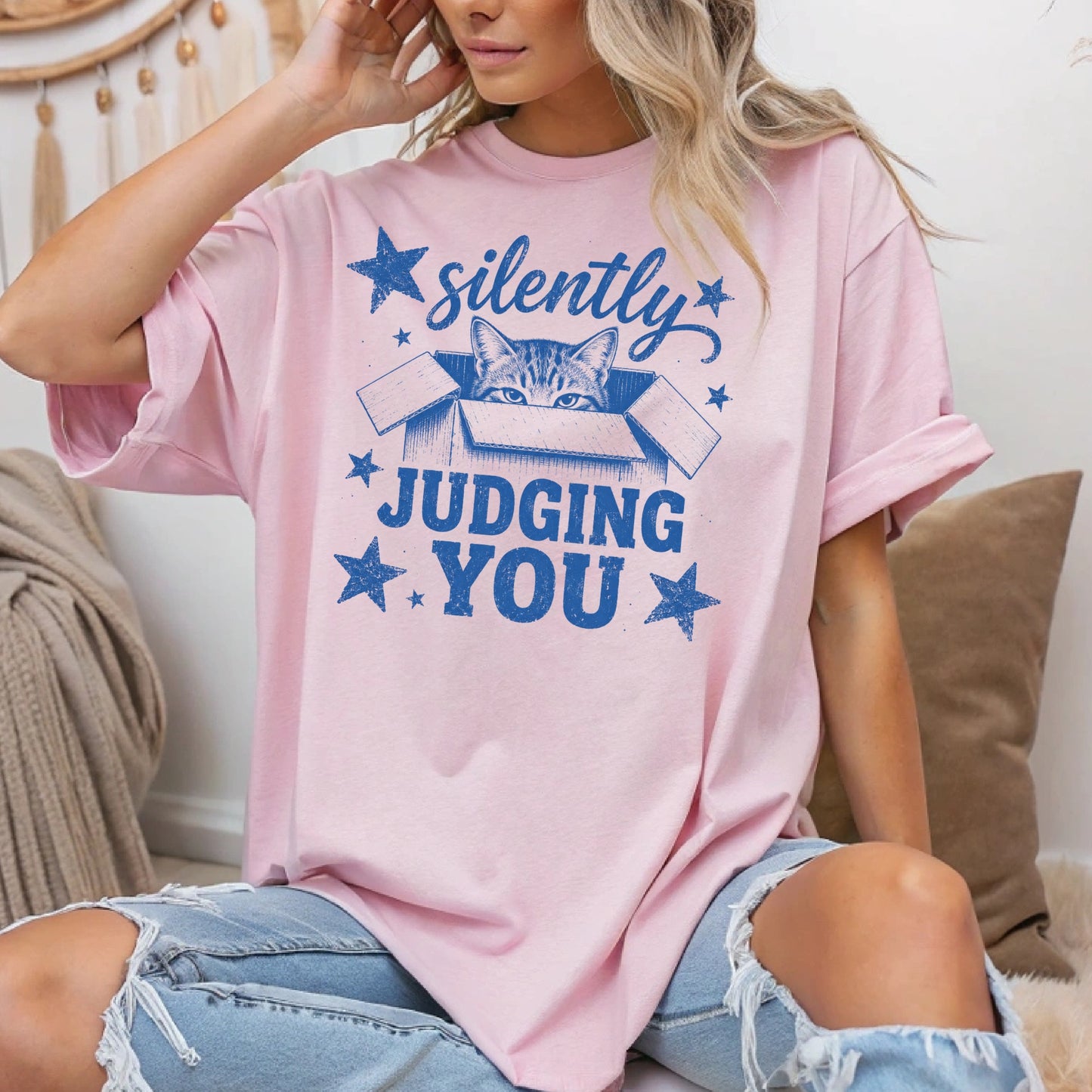 Cat-Funny- Silently Judging You T-Shirt