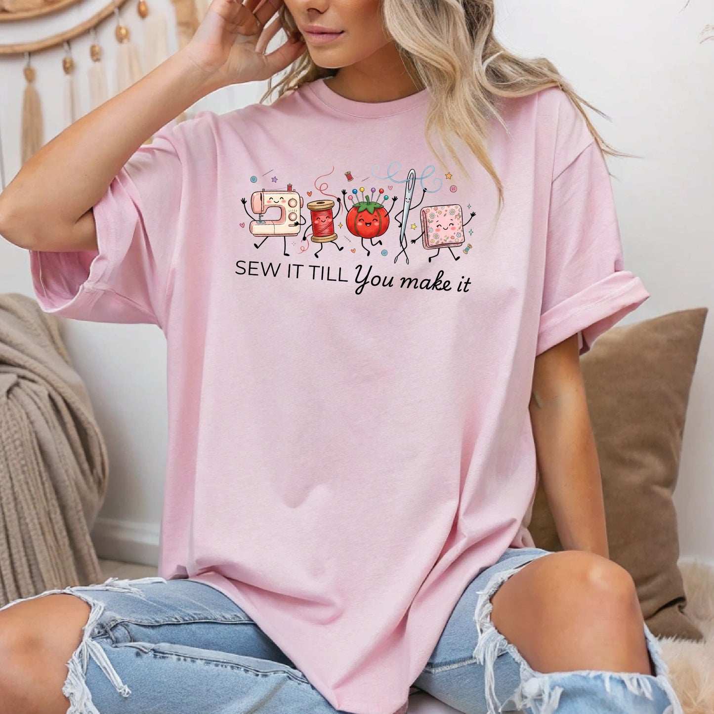 Sew It Till You Make It-Funny- T-Shirt