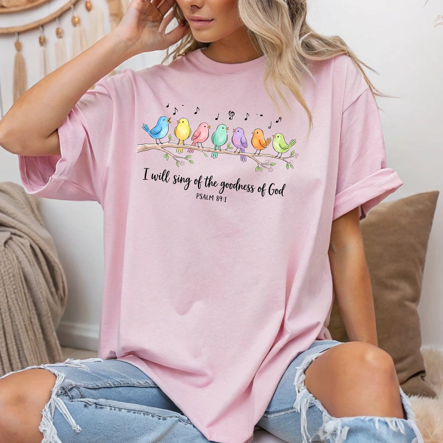 Singing Birds-Psalm 89:1- T-Shirt