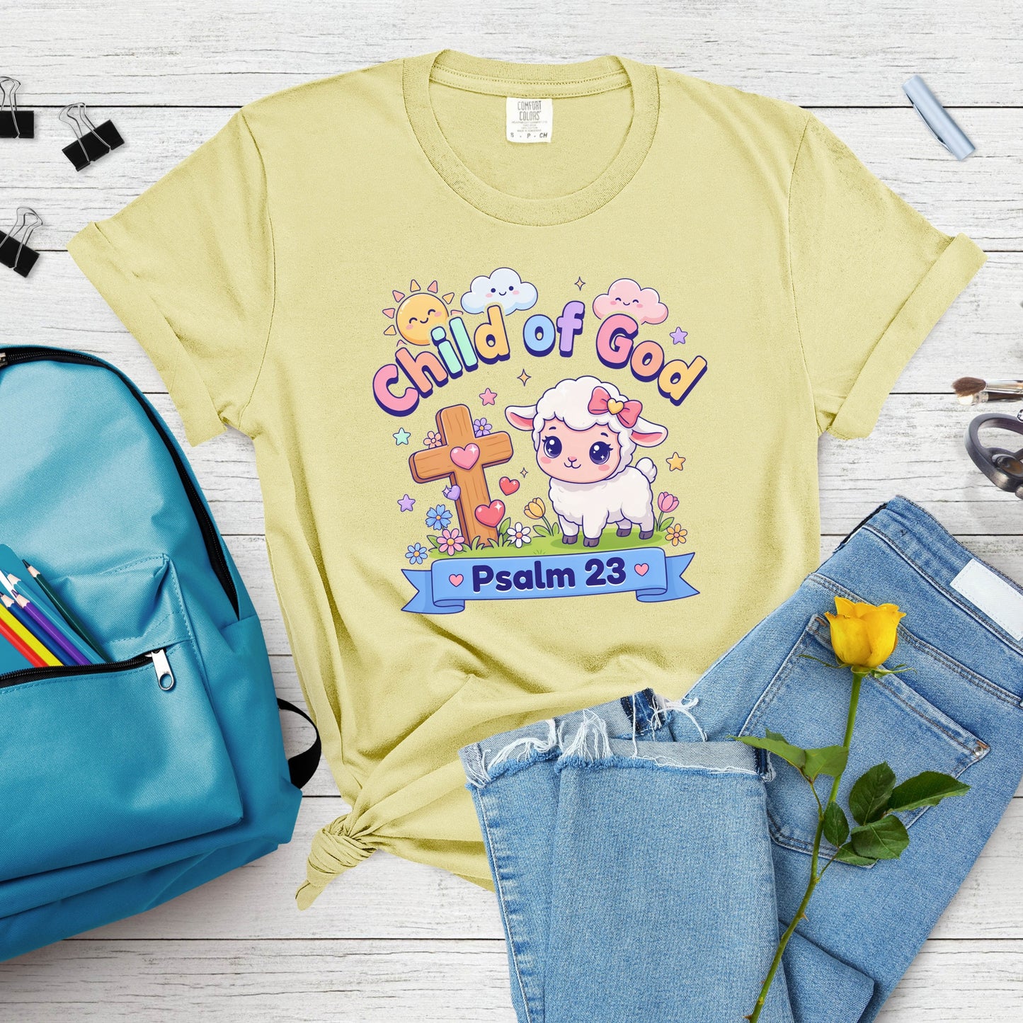 Child Of God-Psalm 23-T-Shirt