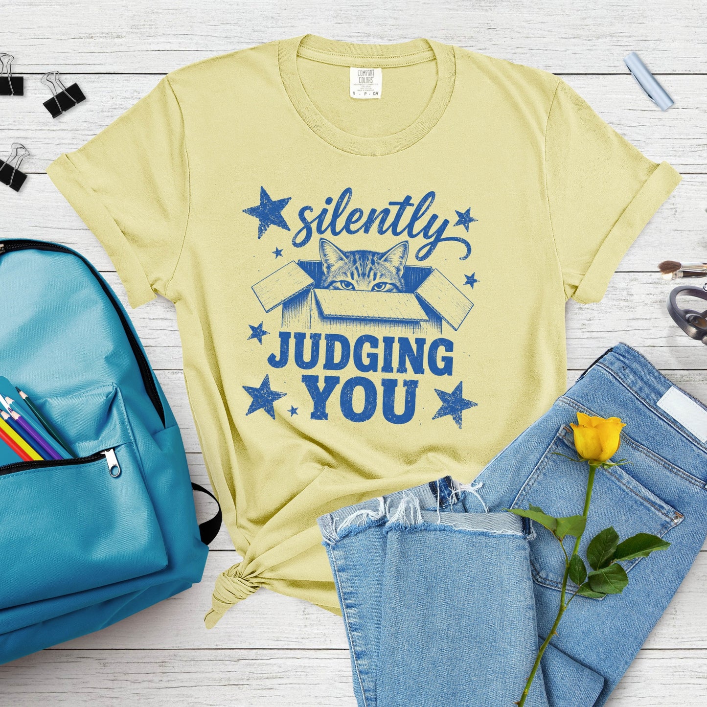 Cat-Funny- Silently Judging You T-Shirt