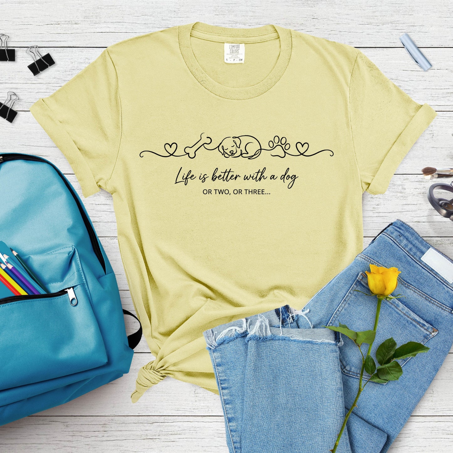 Dog-Life Is Good T-Shirt