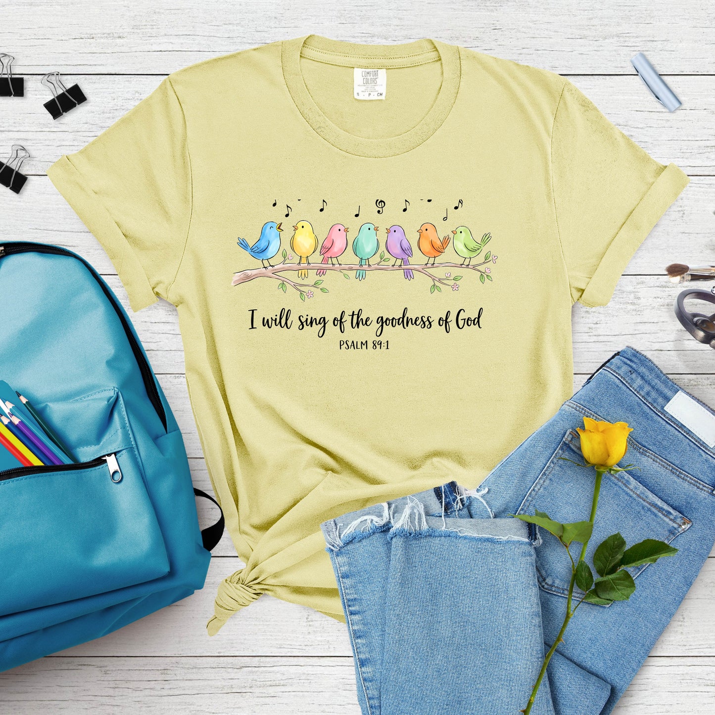 Singing Birds-Psalm 89:1- T-Shirt
