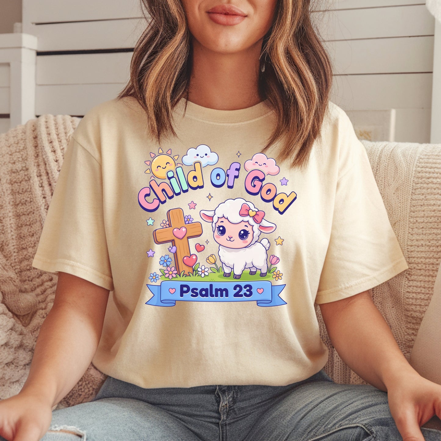 Child Of God-Psalm 23-T-Shirt