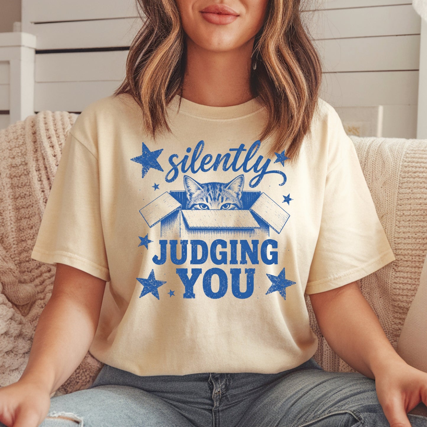 Cat-Funny- Silently Judging You T-Shirt