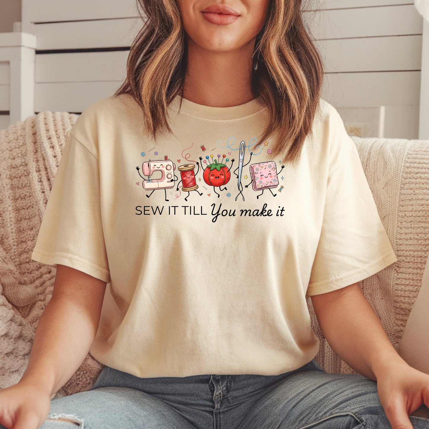 Sew It Till You Make It-Funny- T-Shirt