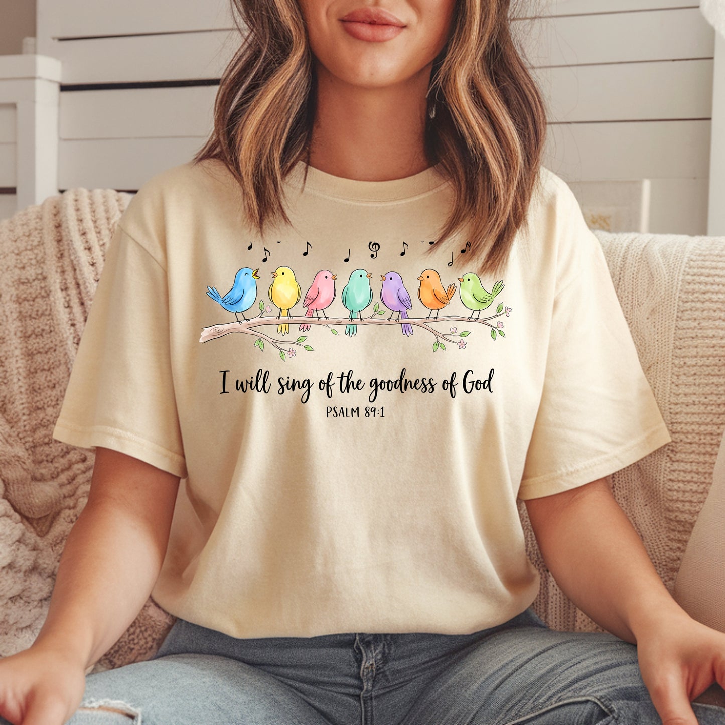 Singing Birds-Psalm 89:1- T-Shirt