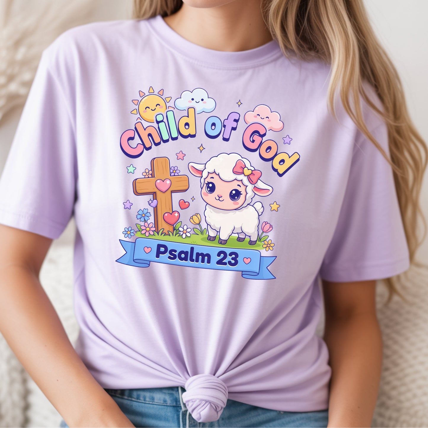 Child Of God-Psalm 23-T-Shirt
