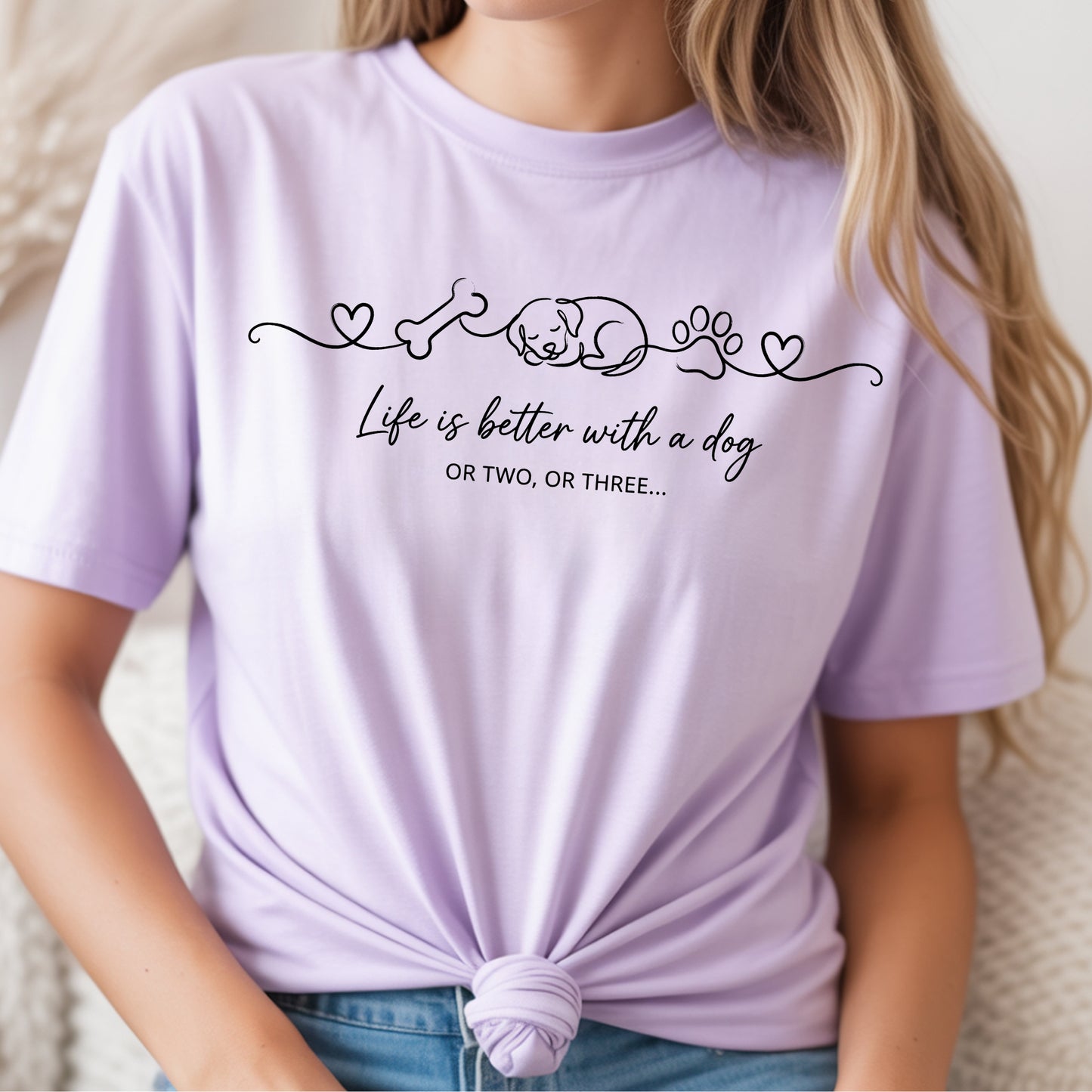 Dog-Life Is Good T-Shirt