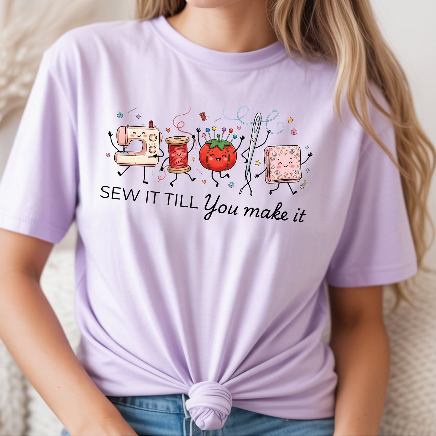Sew It Till You Make It-Funny- T-Shirt