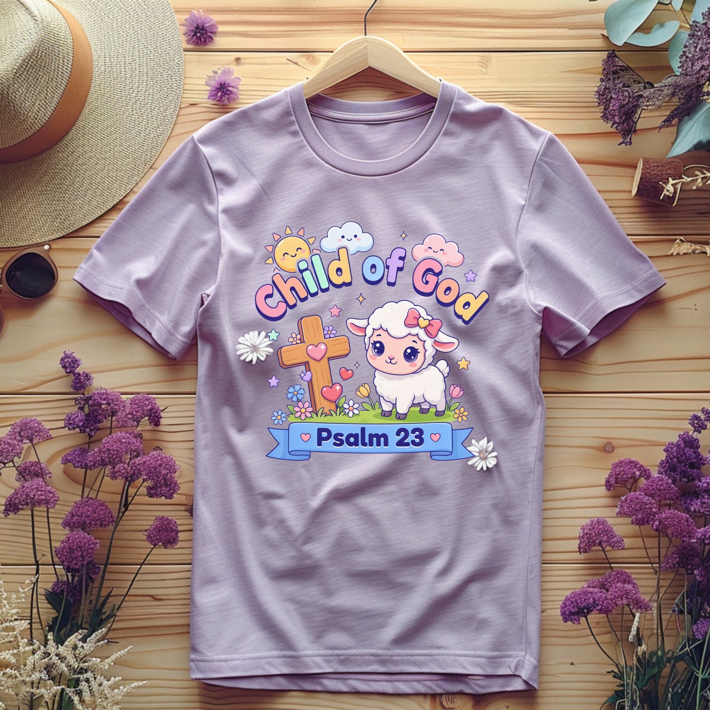 Child Of God-Psalm 23-T-Shirt