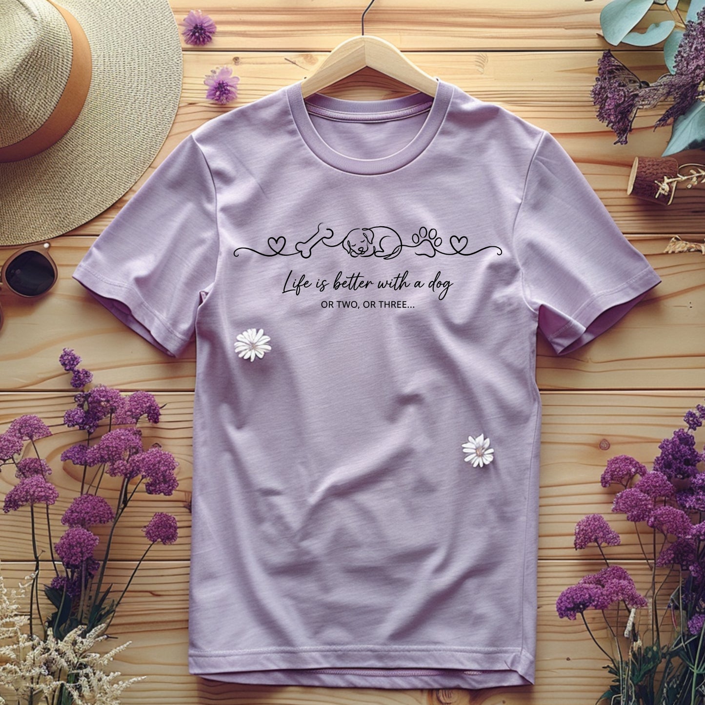Dog-Life Is Good T-Shirt