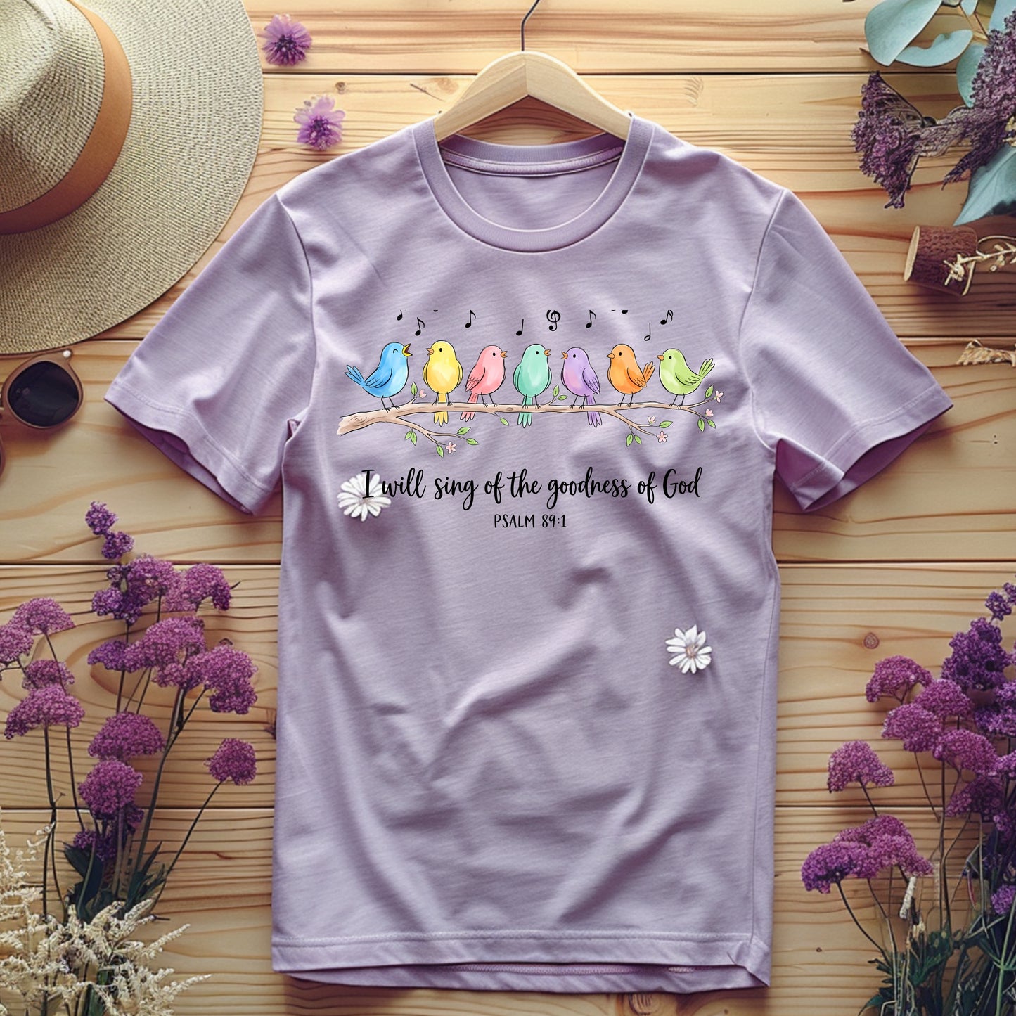 Singing Birds-Psalm 89:1- T-Shirt