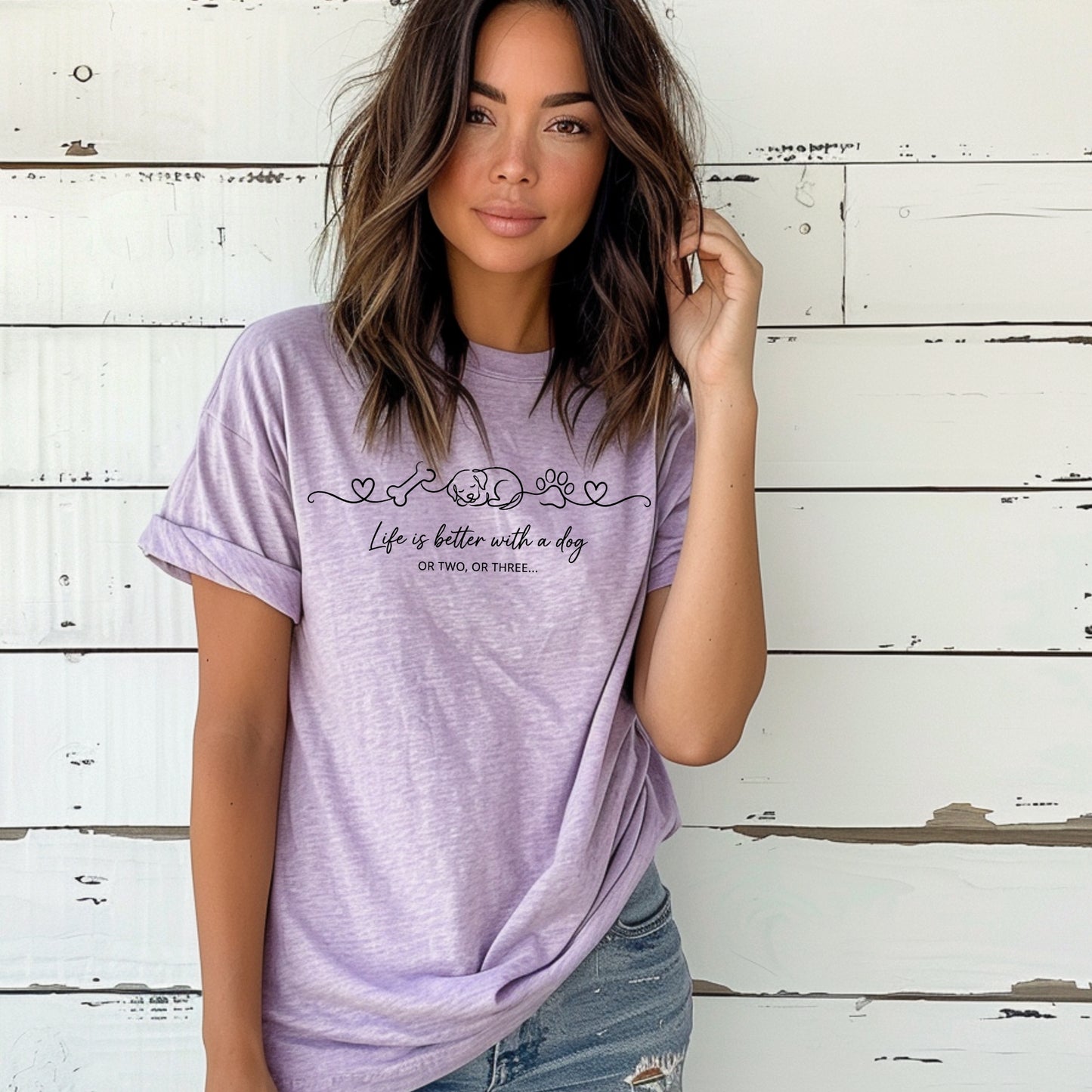 Dog-Life Is Good T-Shirt