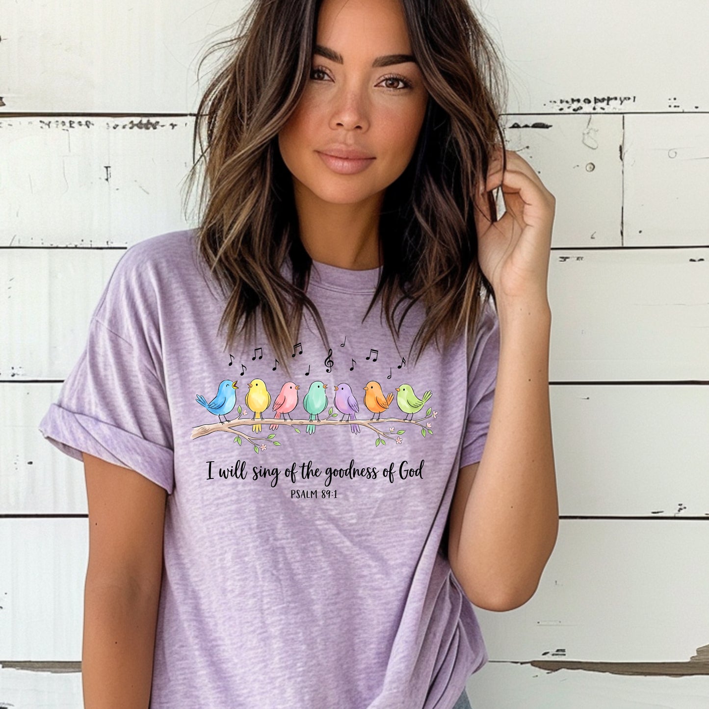 Singing Birds-Psalm 89:1- T-Shirt