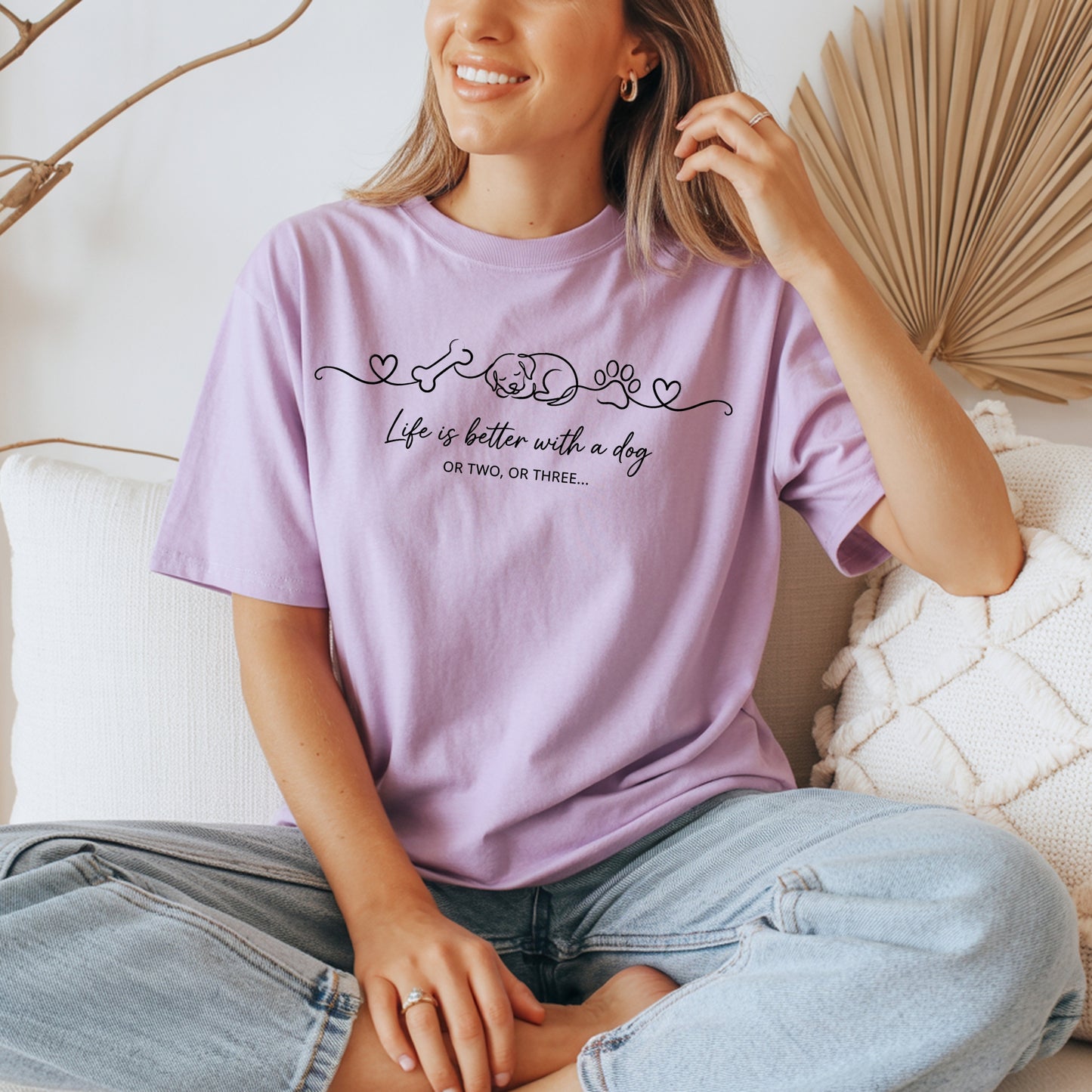 Dog-Life Is Good T-Shirt
