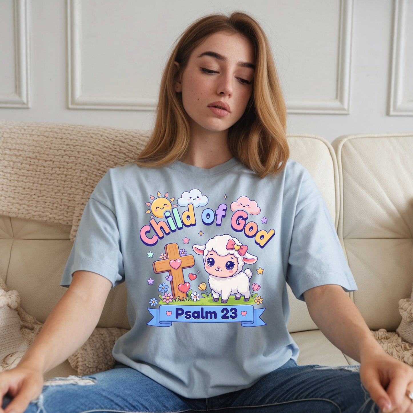 Child Of God-Psalm 23-T-Shirt