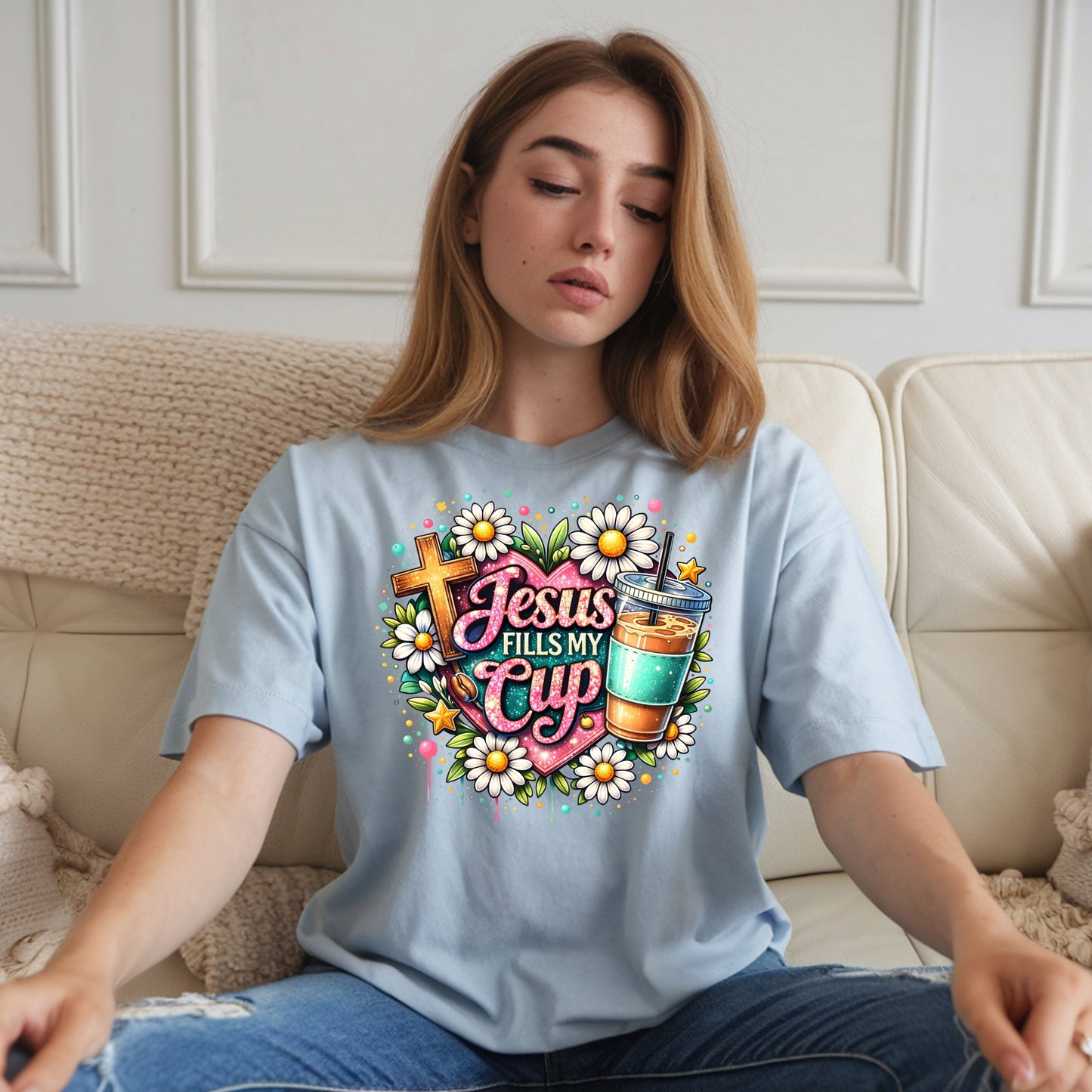 Jesus Fills My Cup T-Shirt