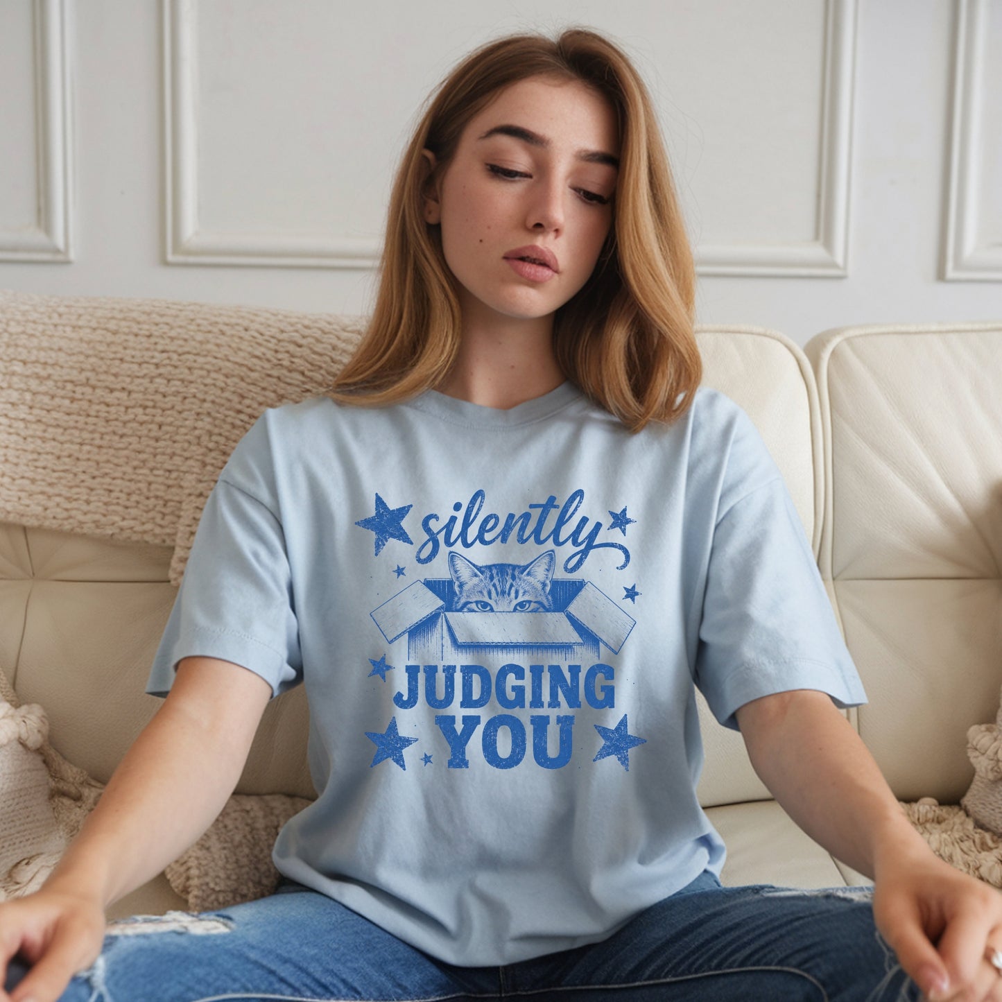 Cat-Funny- Silently Judging You T-Shirt