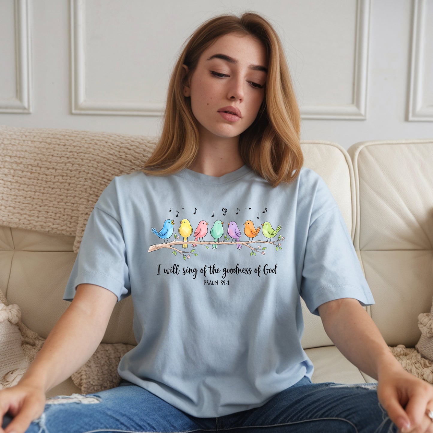 Singing Birds-Psalm 89:1- T-Shirt