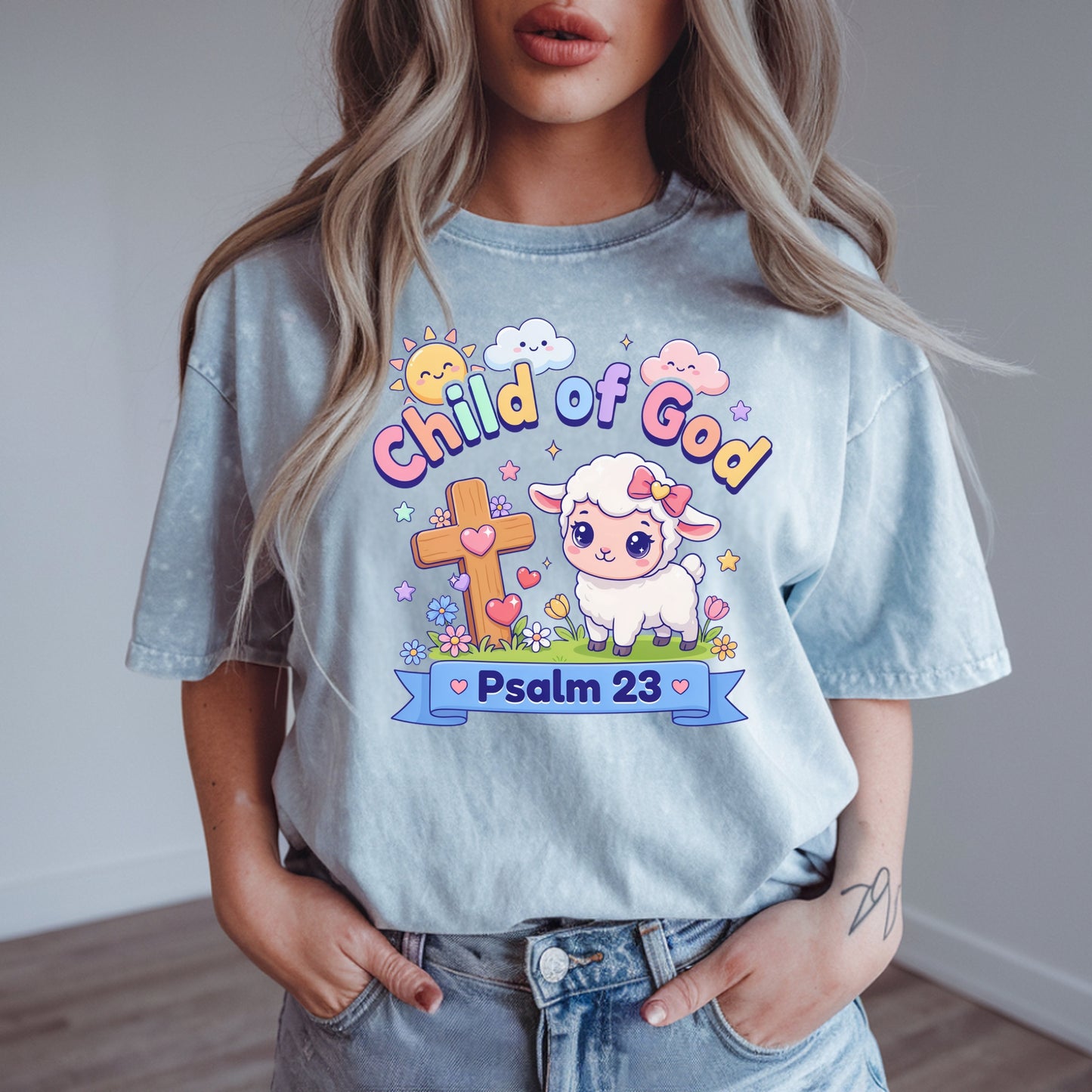 Child Of God-Psalm 23-T-Shirt