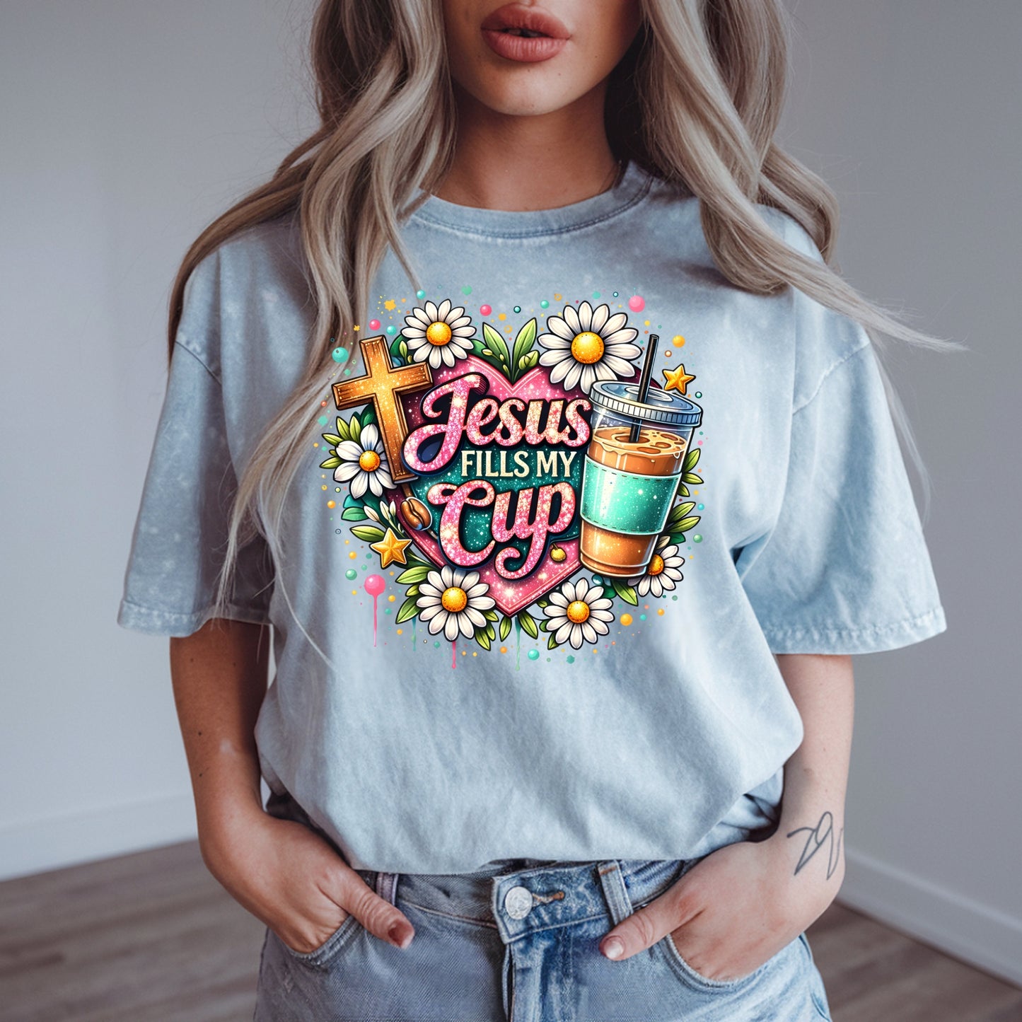 Jesus Fills My Cup T-Shirt
