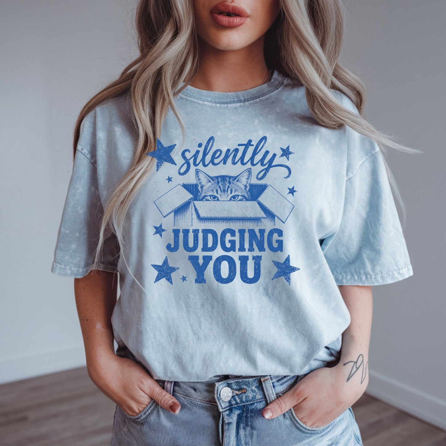 Cat-Funny- Silently Judging You T-Shirt