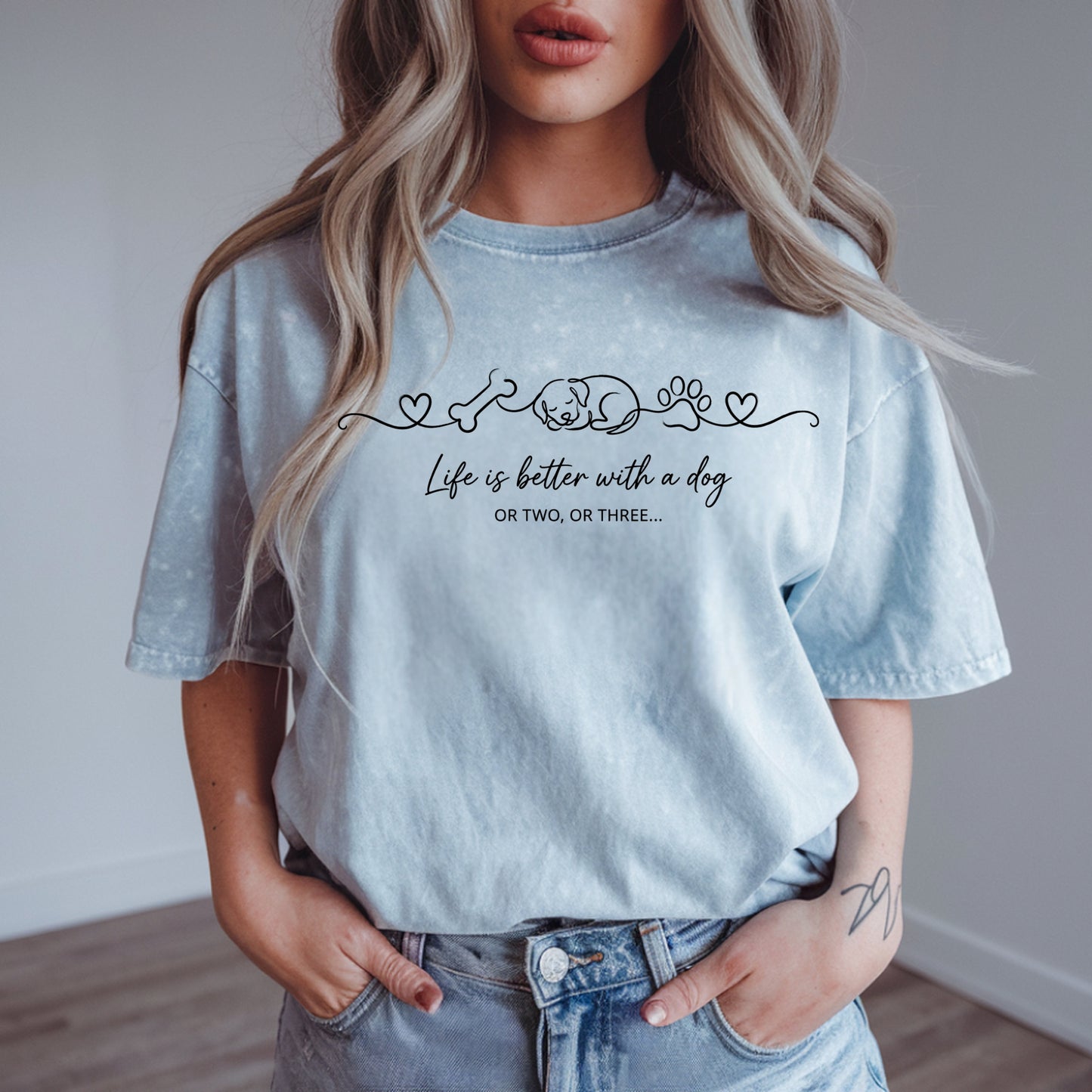 Dog-Life Is Good T-Shirt