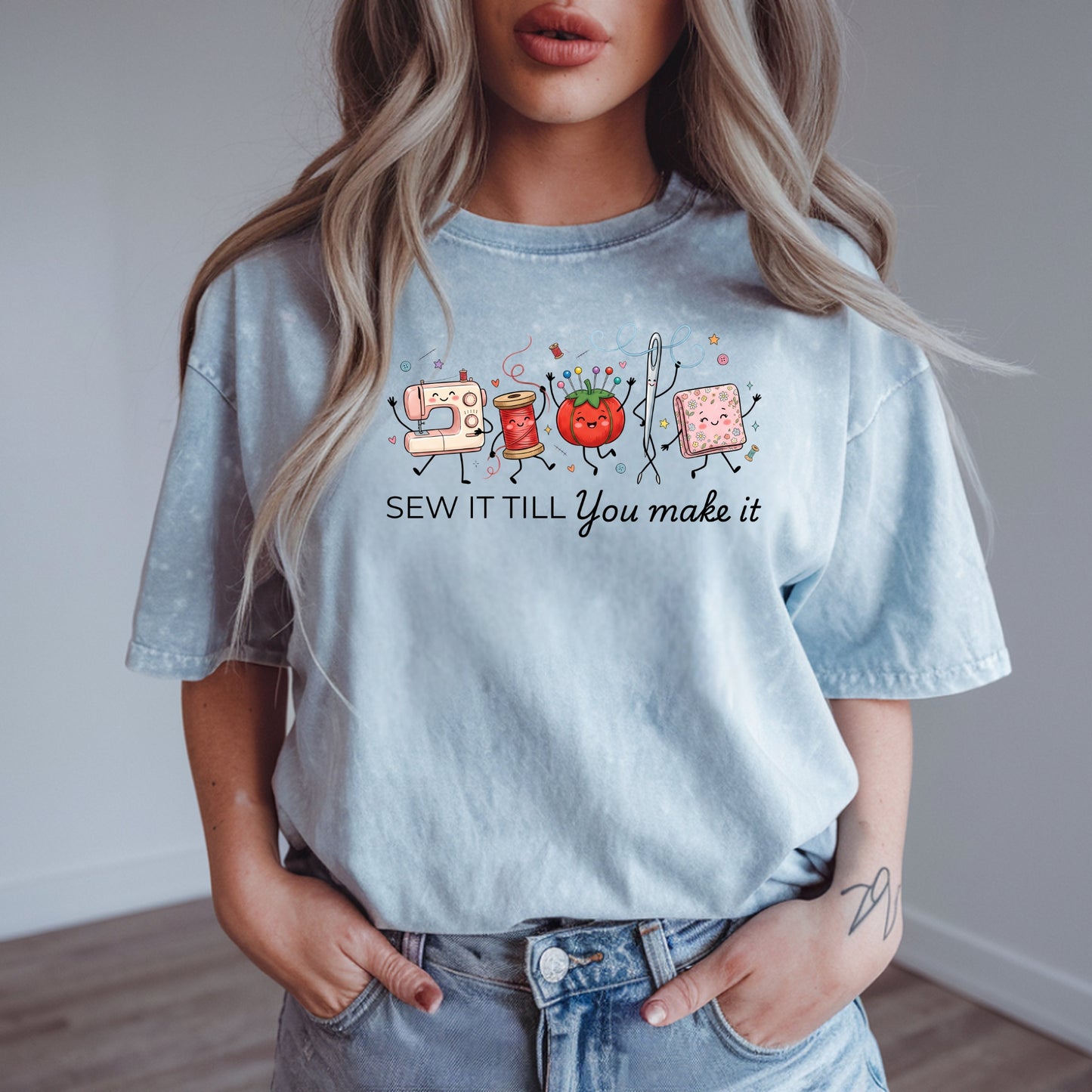 Sew It Till You Make It-Funny- T-Shirt