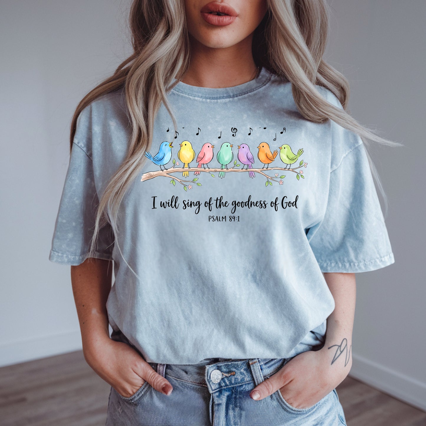 Singing Birds-Psalm 89:1- T-Shirt