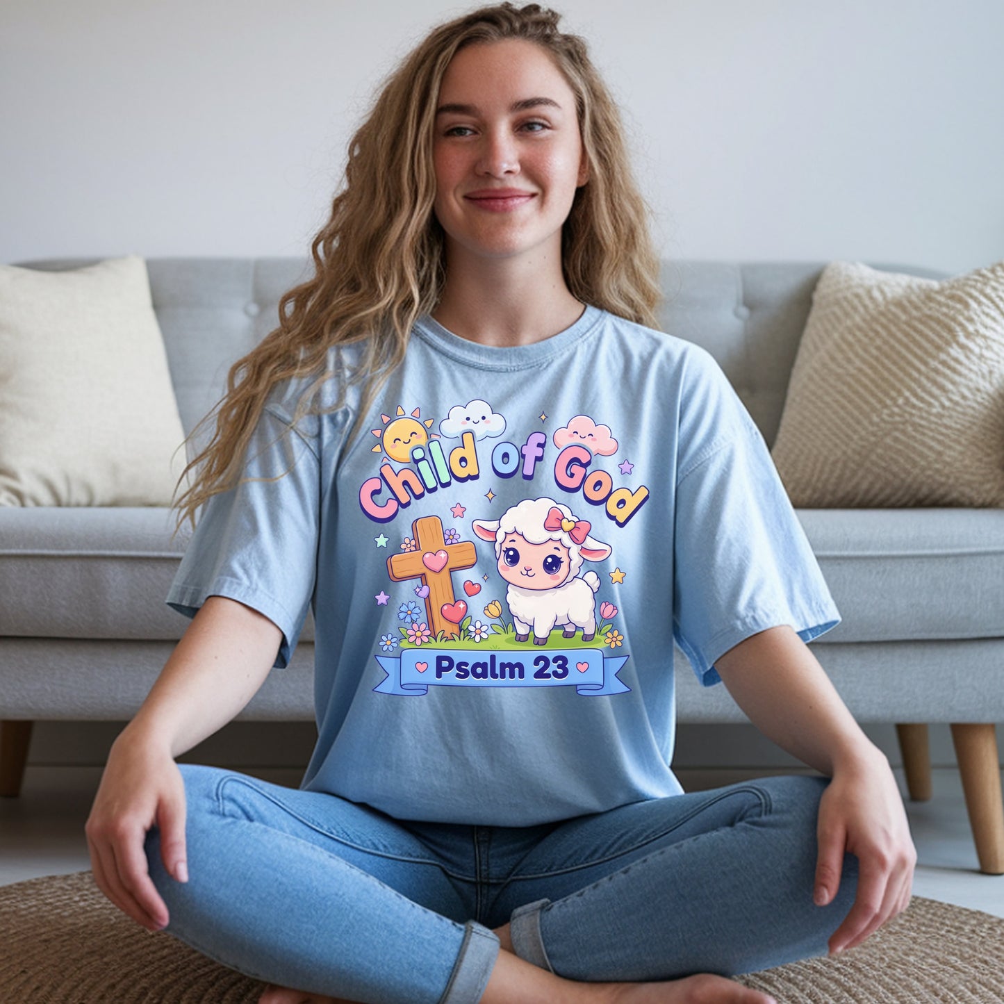 Child Of God-Psalm 23-T-Shirt