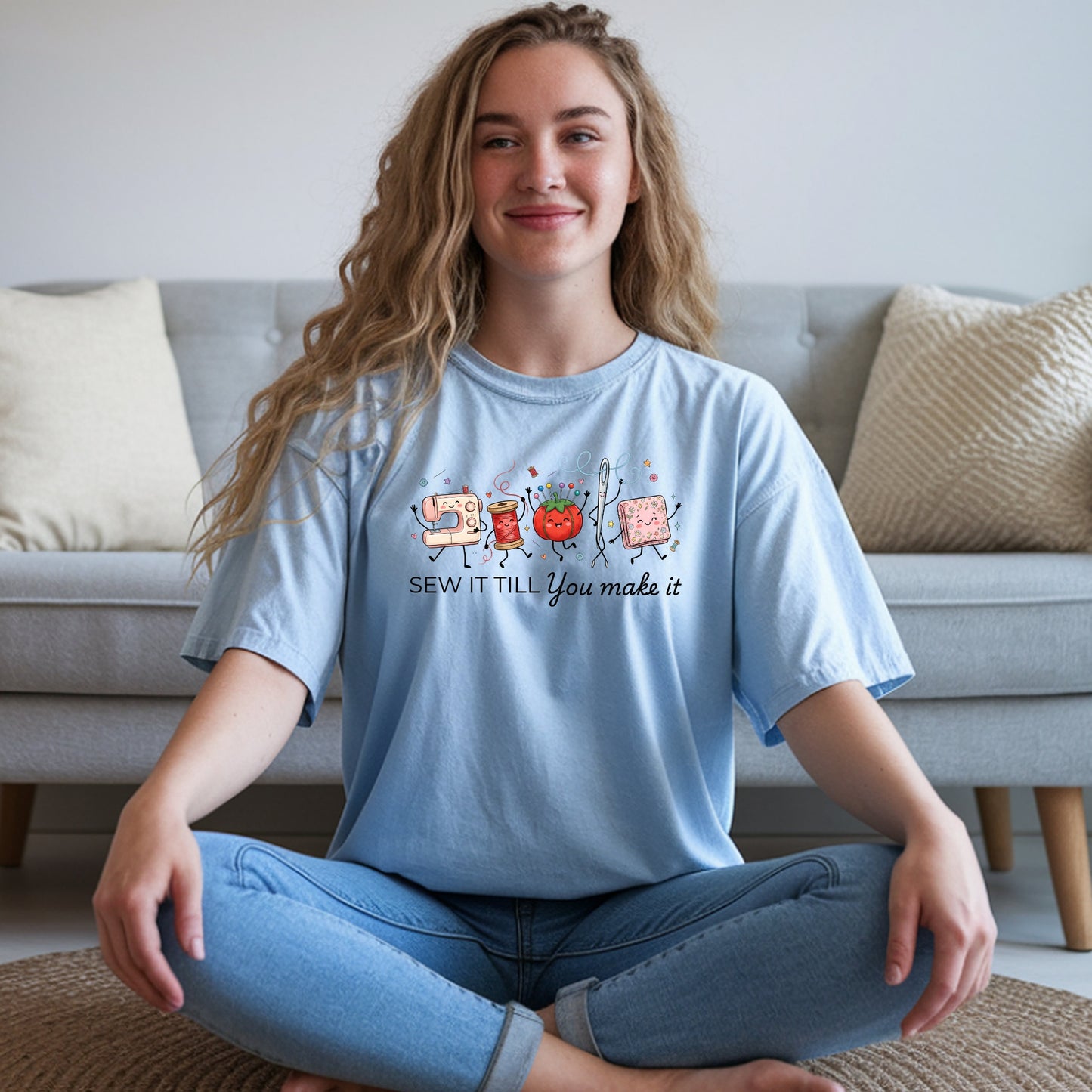 Sew It Till You Make It-Funny- T-Shirt