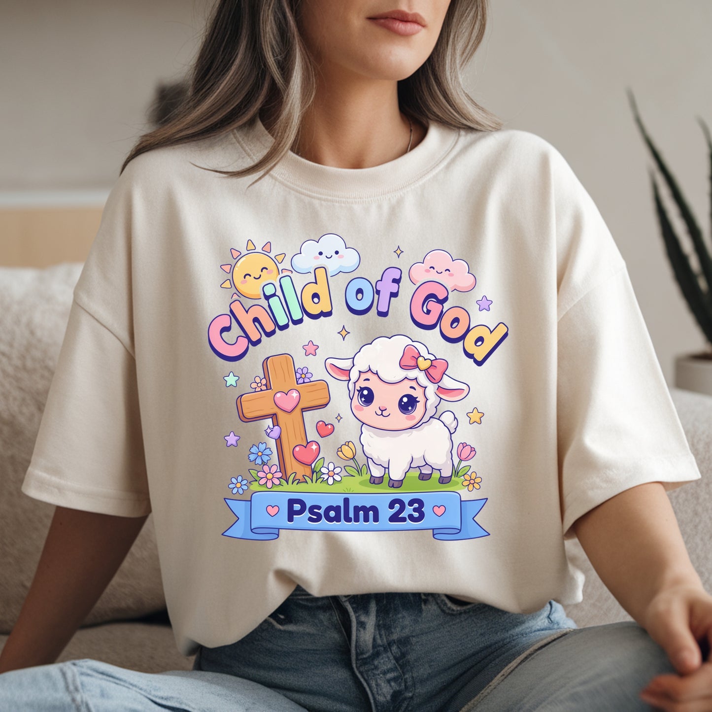 Child Of God-Psalm 23-T-Shirt