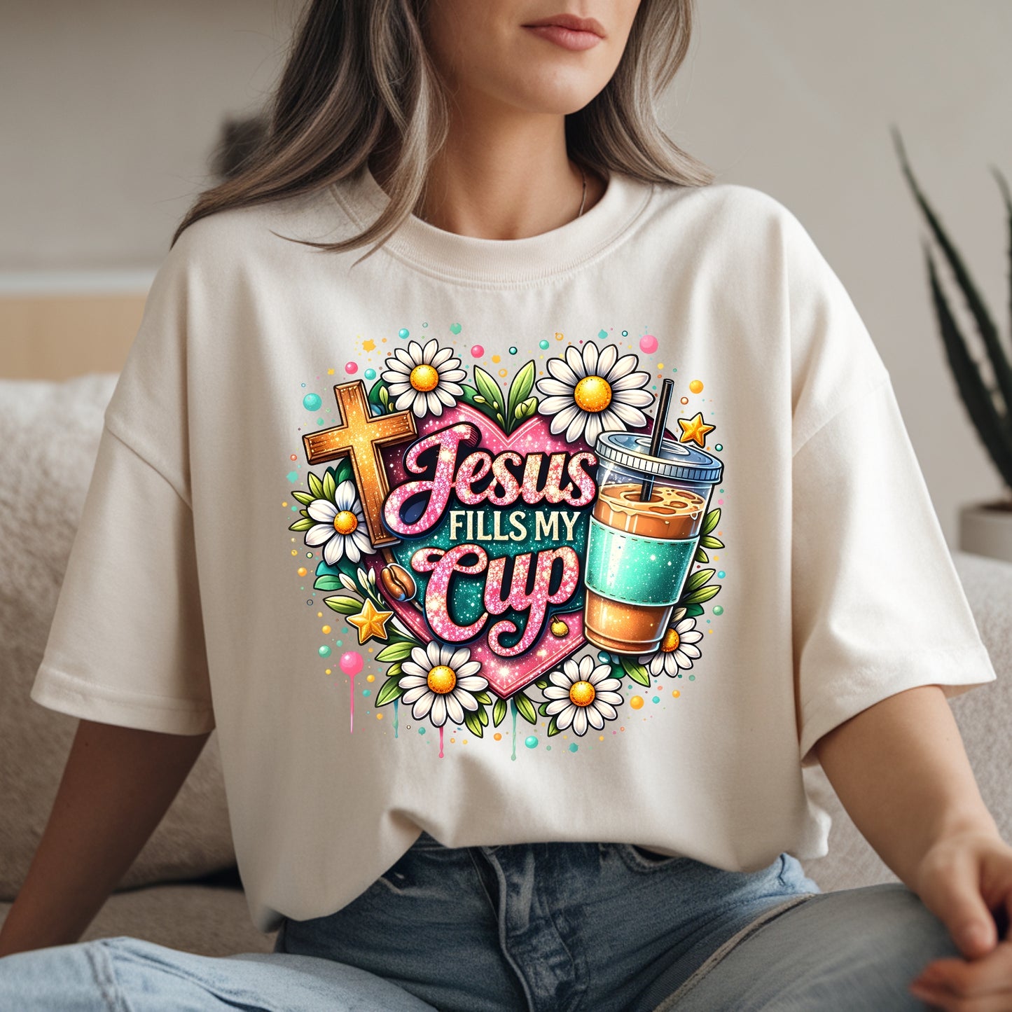 Jesus Fills My Cup T-Shirt
