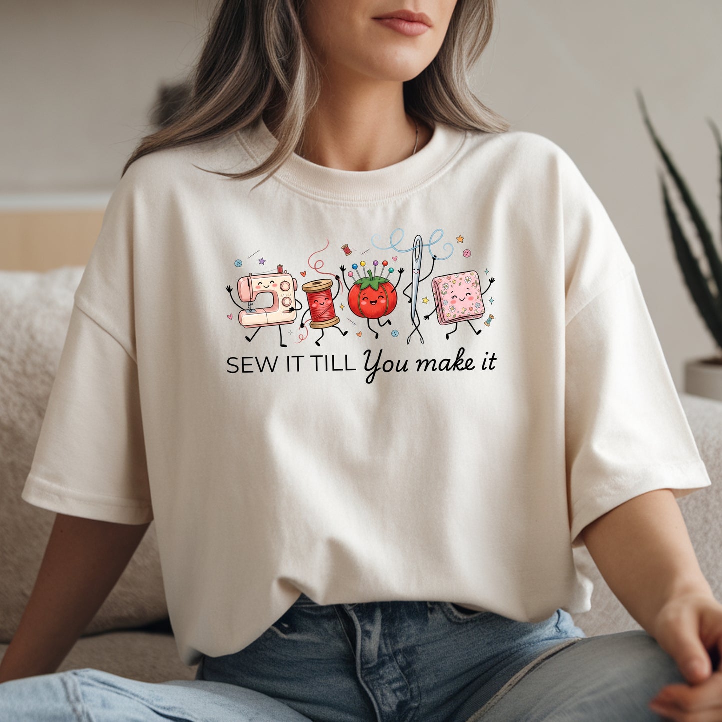 Sew It Till You Make It-Funny- T-Shirt