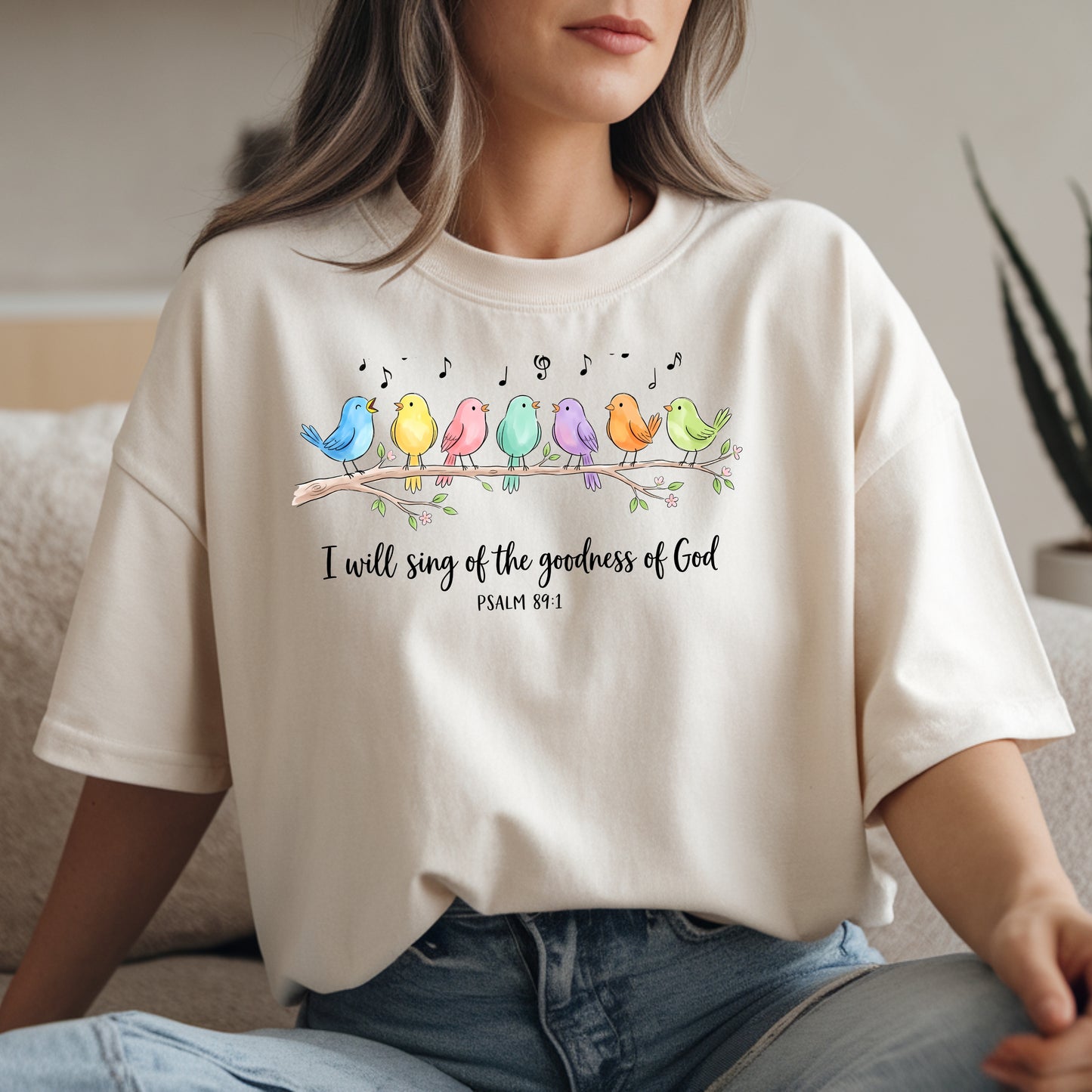 Singing Birds-Psalm 89:1- T-Shirt