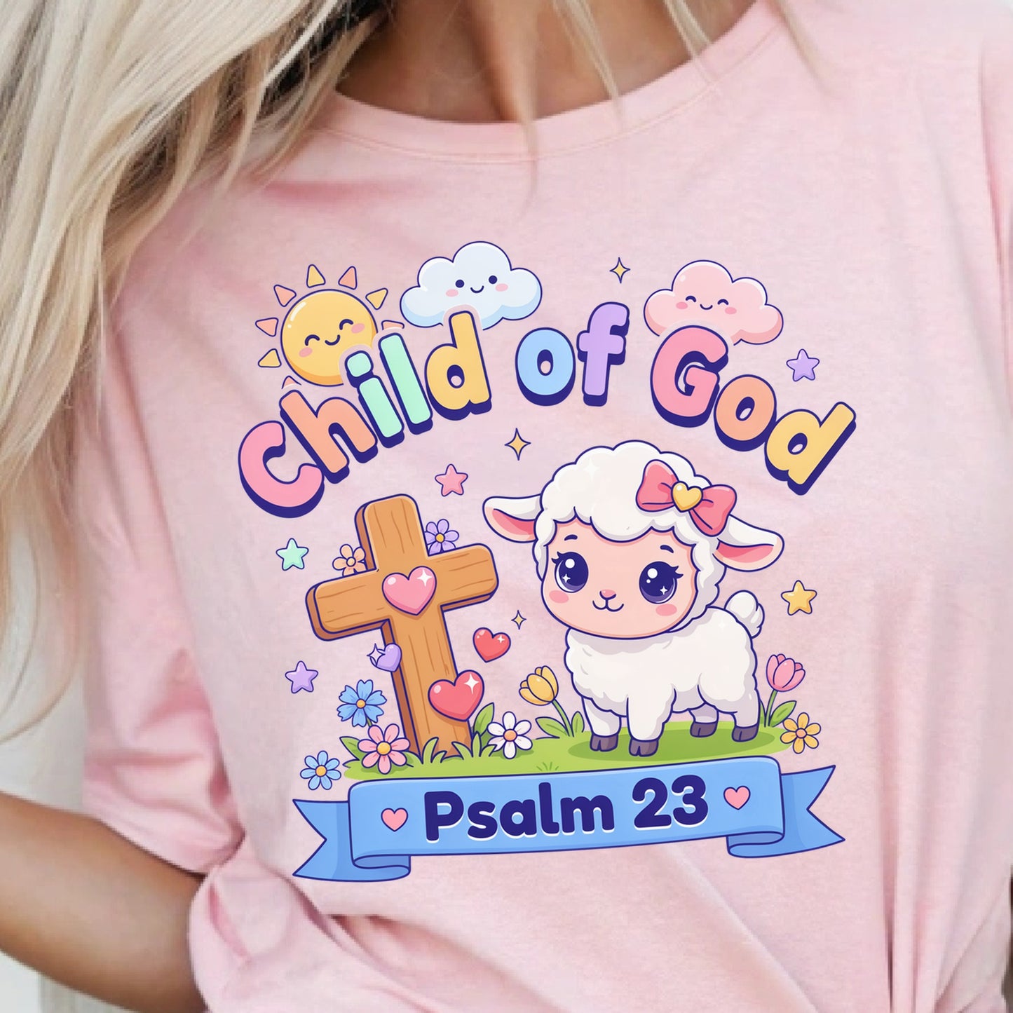 Child Of God-Psalm 23-T-Shirt