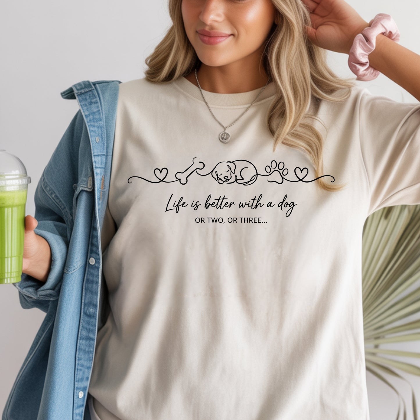 Dog-Life Is Good T-Shirt