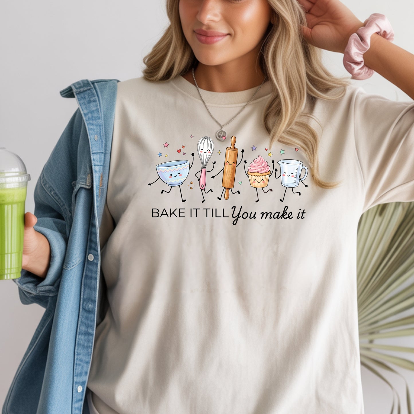 Bake It Till You Make It-Funny- T-Shirt