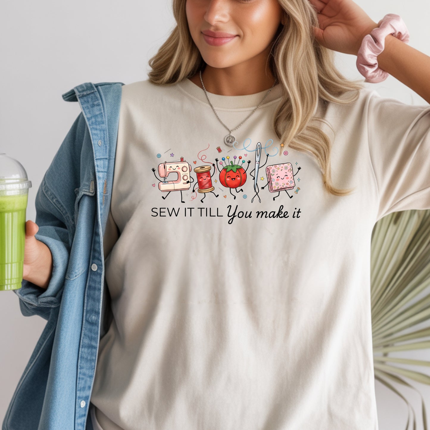 Sew It Till You Make It-Funny- T-Shirt