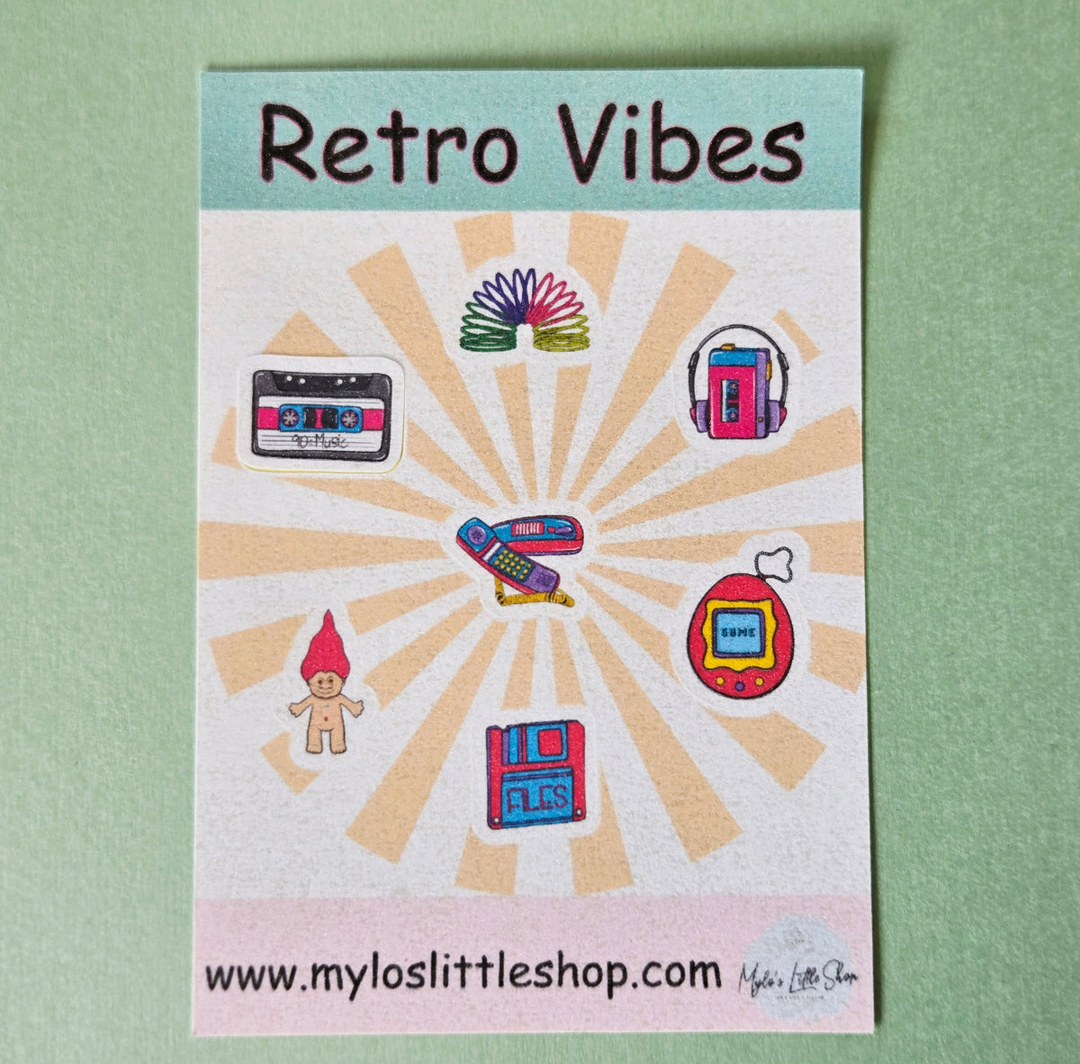 Retro Vibes Sticker Sheet